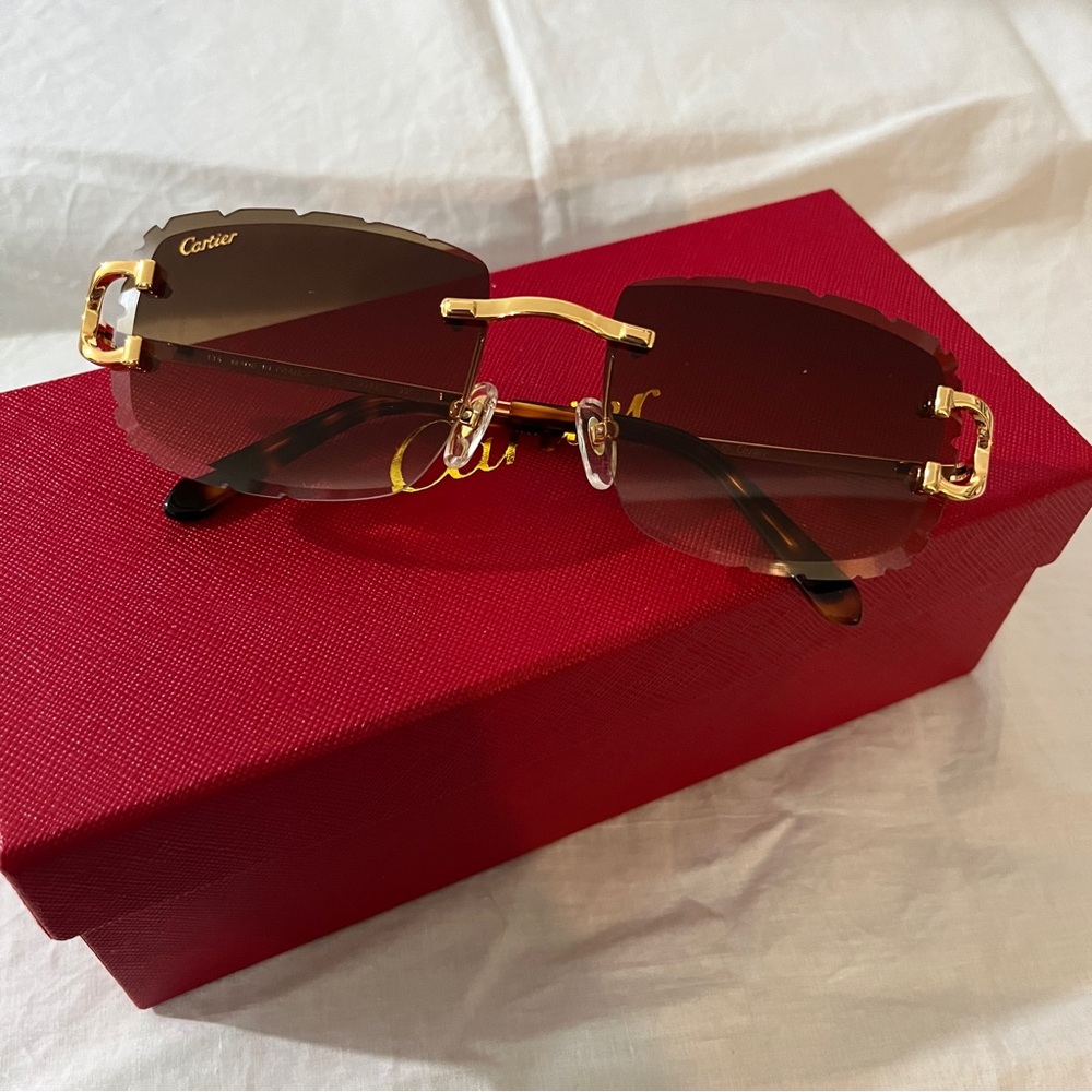 Cartier Brown Sunglasses - Picture 2 of 7